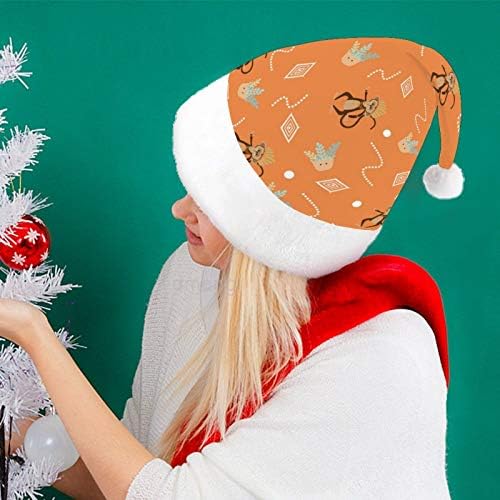Noel Noel Baba Şapkası, Yetişkinler için Yaramaz Maymun Noel Tatil Şapkası, Yeni Yıl Şenlikli Kostüm Tatil Partisi
