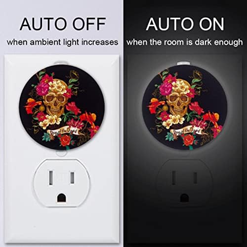 2 Paket Plug-in Gece Lambası LED Gece Lambası Alacakaranlıktan Şafağa Sensörü Çocuk Odası, Kreş, Mutfak, Ölü Şeker