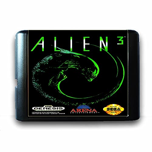 Lksya Alien 3 Oyun Kartı Sega 16 Bit, MD Mega Sürücü, genesis PAL ABD JAPON video oyunu Konsolu (ABD, AB Kabuk)