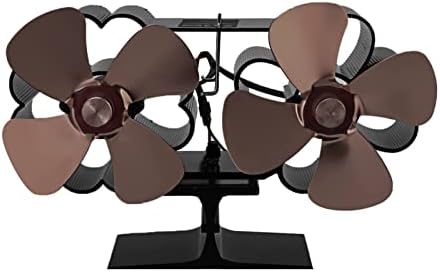 XFADR SRLİWHİTE siyah şömine Fan 8 ısı Powered soba Fan günlük ahşap brülör çevre dostu sessiz Fan ev ısı dağılımı