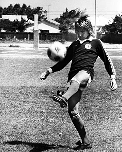 Los Angeles Aztekler futbol takımı ile Rod Stewart futbolu 8x10 Fotoğraf