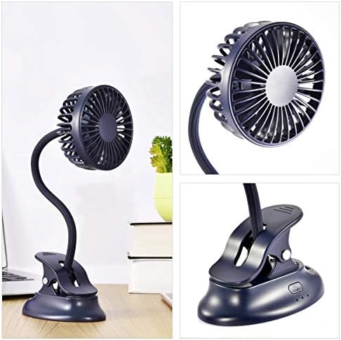 Klipsli Fan Usb Mini Fan Pille Çalışan masa fanı acil durum taşınabilir güç kaynağı, Bebek Arabası Fanı Şarj Edilebilir