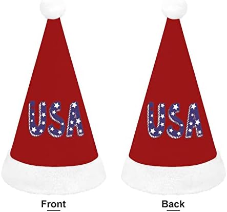 ABD Sticker Peluş Noel Şapka Yaramaz ve Güzel Noel baba şapkaları Peluş Ağız ve Konfor Astar noel dekorasyonları