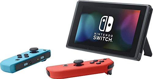 Neon Mavi ve Neon Kırmızılı Nintendo Yeni Anahtarı Joy-Con-6.2 Dokunmatik LCD Ekran, 802.11 AC WiFi, Bluetooth 4.1-AllyFlex