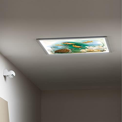 Tavan lambası difüzör Panelleri için Floresan ışık kapakları-Kaplumbağa Deseni-Sınıf Ofisi için Floresan ışık Kapakları