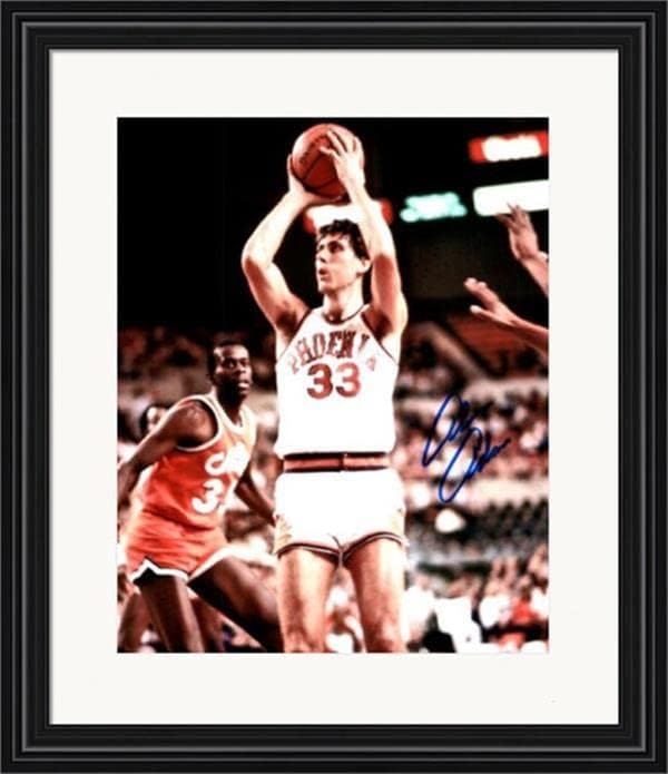 Alvan Adams imzalı 8x10 Fotoğraf (Phoenix Suns) SC1 Keçeleşmiş ve Çerçeveli - İmzalı NBA Fotoğrafları