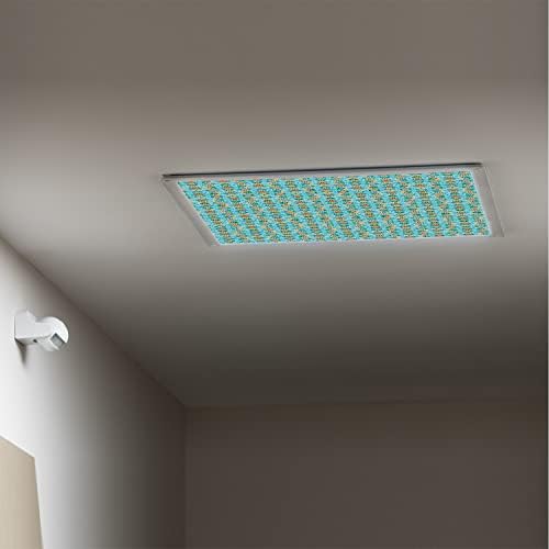 Tavan lambası difüzör Panelleri için Floresan ışık kapakları-Fas Deseni-Sınıf Ofisi için Floresan ışık Kapakları -