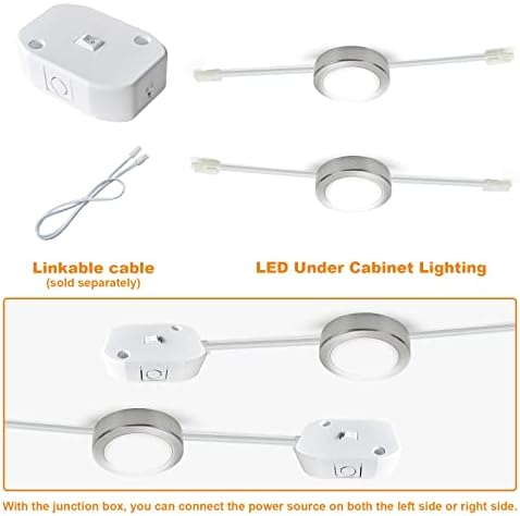 LED Puck ışıkları için LUMİLAND Bağlantı kutusu Kablolu Fonksiyon Bağlantısı GDJXH1003