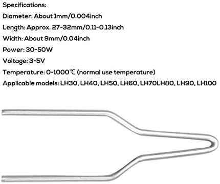 CHİCTRY 6 Adet Yüksek Empedans Metal Alaşımlı Ahşap Yakma Aksesuarları Mini Oyma ısıtma teli Ayarlanabilir Pyro lehim