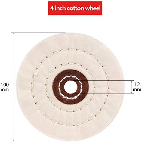 ALEMO HUANGXING-Tezgah Taşlama için parlatma tekerleği Kalın Dereceli Kumaş Parlatma Tekerleği Beyaz
