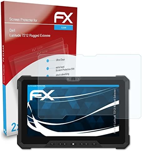 Dell Latitude 7212 ile uyumlu atFoliX Ekran Koruyucu Film Sağlam Aşırı Ekran Koruyucu, Ultra Net FX Koruyucu Film