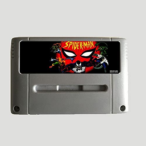 Samrad 16 Bit 46-Pin Video Oyunları Kart NTSC JAPON Kabuk Büyük Gri ABD Versiyonu İçin Oyun Oyuncu-Örümcek Adam