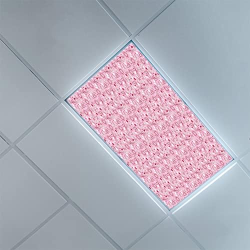 Tavan lambası difüzör Panelleri için Floresan ışık kapakları-Yusufçuk Deseni-Sınıf Ofisi için floresan ışık kapakları