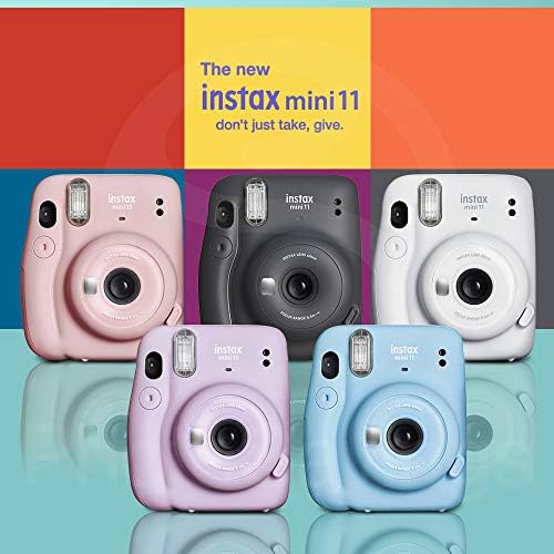Fujifilm INSTAX Mini 11 Anında Film Kamera (Leylak Mor) Instax Mini İkiz Film (20 Pozlama) ve Aksesuar Paketi