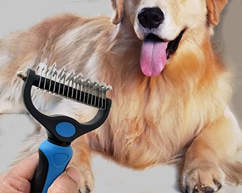 duyugeng Pet bakım fırçası, Dökülme ve Dematting Astar Köpekler ve Kediler için tarak ve Taşınabilir Pet Saç Çıkarıcı