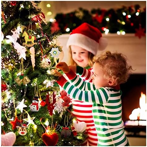 ZSYXM Parti Oyuncak 24 Adet Stil Noel askı süsleri Noel Advent Takvimi Hediye Geri Sayım Takvim