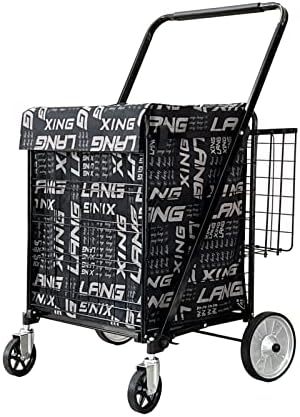 XINGLANG Alışveriş Sepeti Astarı,Kulplu Su Geçirmez 600D Oxford Polyester yardımcı malzeme arabası Astarı, Üst Kapaklı