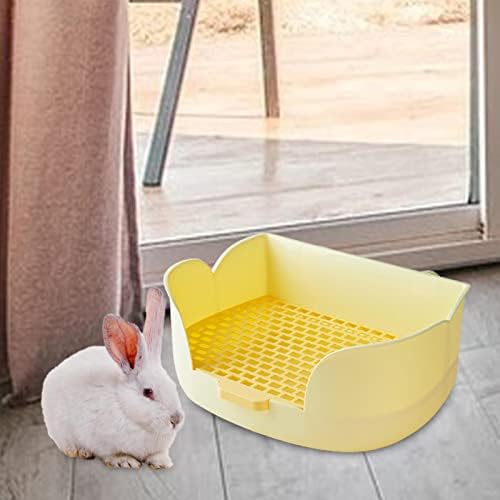 Jenerik Tavşanlar çöp kutusu Pet Tuvaletler Kafes Aksesuarları Çıtçıt ile Pet Pan Lazımlık Eğitmen Kobay Küçük Hayvan