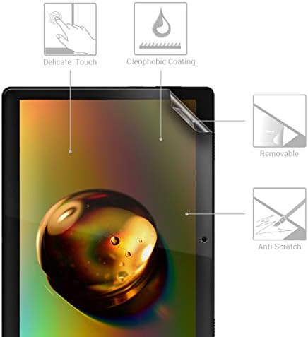 kwmobile 2X Ekran Koruyucuları ile Uyumlu Lenovo Tab M10-Ekran Koruyucu Mat Tablet Ekran Filmleri