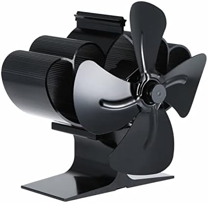 SYXYSM 4 Bıçaklı Soba fan ısıtıcı Küçük Boyutlu İsı Powered Günlük Ahşap Brülör Sessiz Ev Şömine Fan ısı Dağılımı