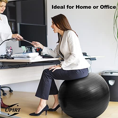 UPİRT Egzersiz Topu-Yoga Topu Ekstra Kalın Ağır Denge Topu Stabilite Doğum Topu, Fitness, Egzersiz, Hamilelik, Fizik