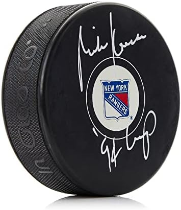 Mike Keane, New York Rangers Diskini 94 Kupa Nota İmzalı NHL Disklerle İmzaladı