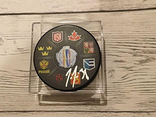 Jussi Jokinen İmzalı Dünya Hokey Diski Kupası Go Finlandiya a-İmzalı NHL Diskleri