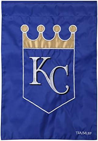 Kansas City Royals Bahçe bayrak afiş 2 taraflı Premium aplike açık ev beyzbol