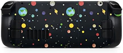 YAPIŞKAN tasarım Galaxy Cilt Buhar Güverte Cilt ile uyumlu, Kawaii Gezegenler Buhar Güverte Aksesuarları Vinil 3 m