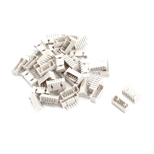 Aexit 40 Adet Sağ Açılı 1.25 mm Pitch 6 Pin XH Konnektör Pin Başlığı Beyaz (b36e5fe59ba5d690f044e7e9a2db1af2)