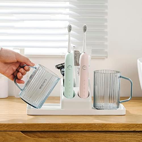 Jaugufıy Banyo Elektrikli Diş Fırçası Tutucu Tezgah Elektrikli diş fırçası düzenleyici Banyo Organizatör Tezgah Diş