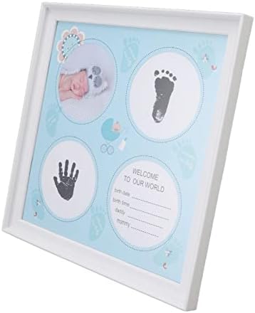 VINGVO Bebek El İzi Kiti Ekran için Sağlam ve Aşınmaya Dayanıklı Bebek El İzi çerçeve kiti (Mavi)