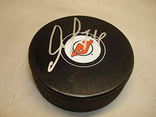 Egor Yakovlev İmzalı New Jersey Devils Hokey Diski İmzalı 1B İmzalı NHL Diskleri