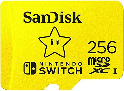 (1 Paket) SanDisk 256GB microSD Nintendo Anahtarı Mikro SDXC bellek Kartı Anahtarı ve Anahtarı Lite SDSQXAO - 256G