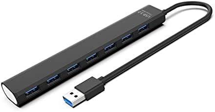 TWDYC USB 3.0 7 Portlu USB Hub Yüksek Hızlı 5Gbps 3.0 Hub Splitter USB Hub Dizüstü ve Masaüstü için