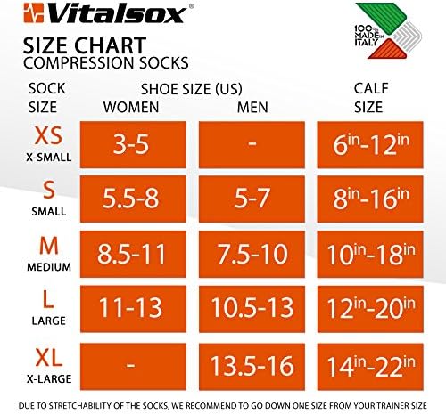 Vitalsox unisex Patentli Dereceli Varis Çorabı