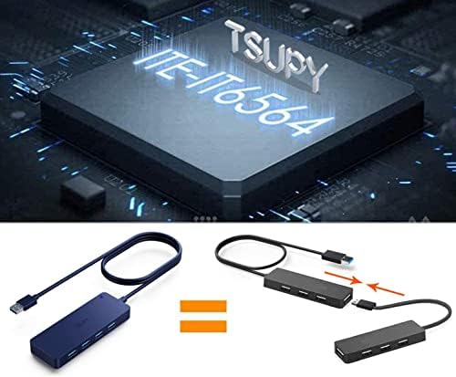 USB C Duvar Şarj Cihazı 20W, TSUPY Hızlı Güç Teslimat adaptörü Mini PD 3.0 USB C Blok, USB 3.0 HUB 7 USB Bağlantı