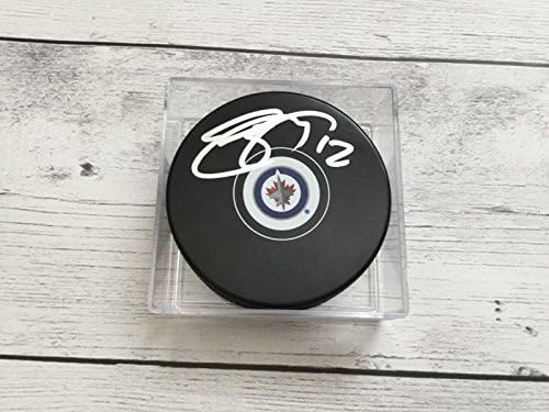 Drew Stafford İmzalı Winnipeg Jets Hokey Diski İmzalı d-İmzalı NHL Diskleri