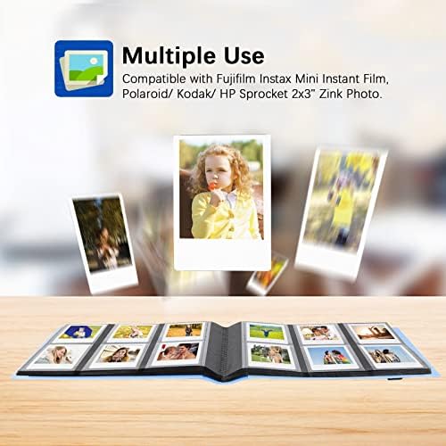 Fujifilm Instax Mini Kamera için 2 Paket 288 Resim Fotoğraf Albümü, Polaroid Kamera, Fujifilm Instax Mini 11 için