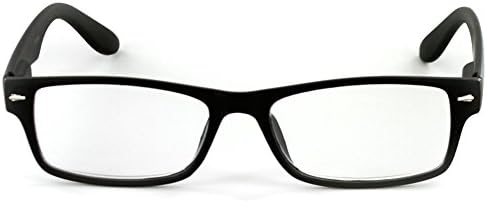 Erkekler için İnce Stilli Executive Professional Serisi Okuma Gözlükleri (MatteBlack125)