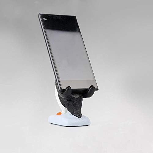 Lifekisser Penguen Şekilli Telefon Standı Masası, Sevimli Hayvan Akıllı Telefon Montaj Tutucu iPhone 12 Xs Max XR
