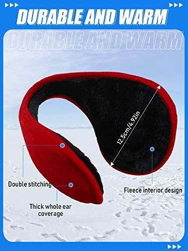 8 Adet Kış Sıcak Örme Setleri Örgü Şapka dokunmatik ekran eldiveni Örme Eşarp ve Kış Earmuffs Erkekler veya Kadınlar