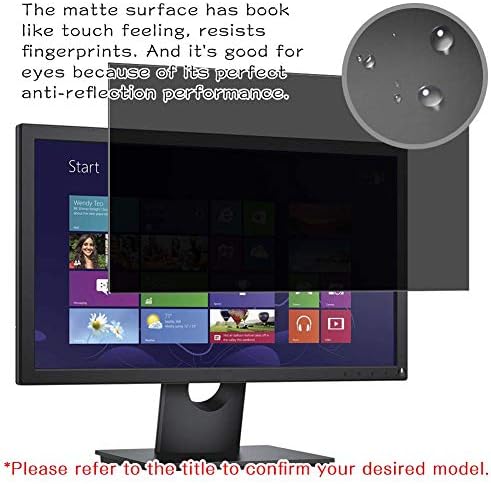 Synvy ekran koruyucu koruyucu ile Uyumlu HP N320c 31.5 Ekran Monitör Anti Casus Filmi Koruyucuları [Temperli Cam Değil]