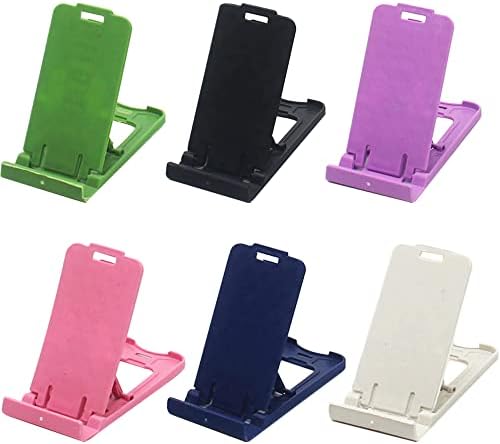 H & W 6 ADET Ucuz cep telefonu Standı Masa, Ayarlanabilir Katlanabilir telefon standı, 【Sadece Destek Telefon Manzara