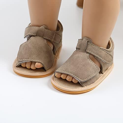 GDSDYM Bebek Bebek Kız Erkek Sandalet Konfor Premium Yaz Açık Rahat plaj ayakkabısı Kaymaz Kauçuk Taban Yenidoğan