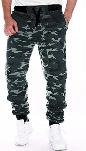 JİNFE Punk Hip Hop Pantolon Yakışıklı Pantolon erkek PocketJeans Takım M-4XL Gevşek Moda Kamuflaj Pantolon erkek Pantolon