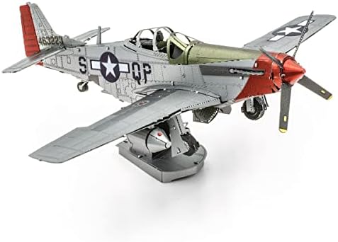 Büyülenmeler Metal Toprak P-51D Mustang Tatlı Arlene 3D Metal Model Seti