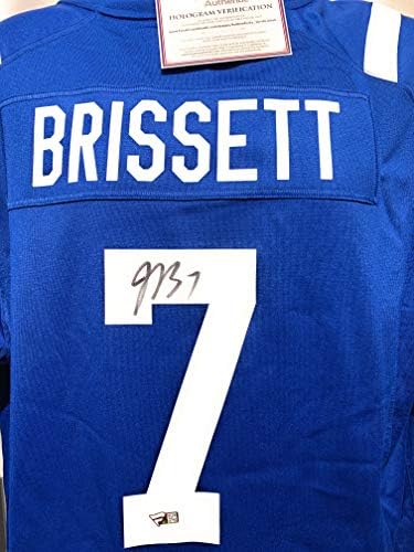 Jacoby Brissett Indianapolis Colts İmzalı İmza Mavi Nike Jersey Fanatikleri Otantik Sertifikalı