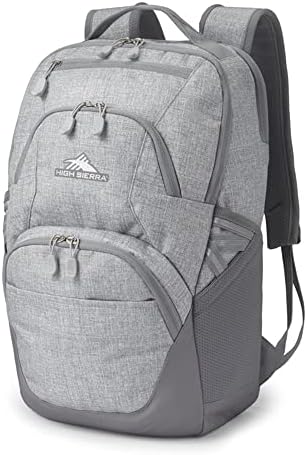 Yüksek Sierra Swoop SG Çocuklar Yetişkin okul sırt çantası Kitap Çantası Seyahat Laptop Çantası Damla Koruma Cep ve