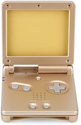 CUTULAMO Oyun Kılıf Kapak, Kılıf Kapak Değiştirme için Hafif Taşınabilir Onarım Kapak Kılıf Kiti Game Boy SP (Altın)